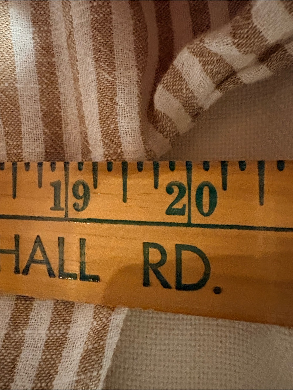 Oversized Lagenlook Granola Coastal Beige & White Vertical Stripe maxi dress NWT - Picture 6 of 6